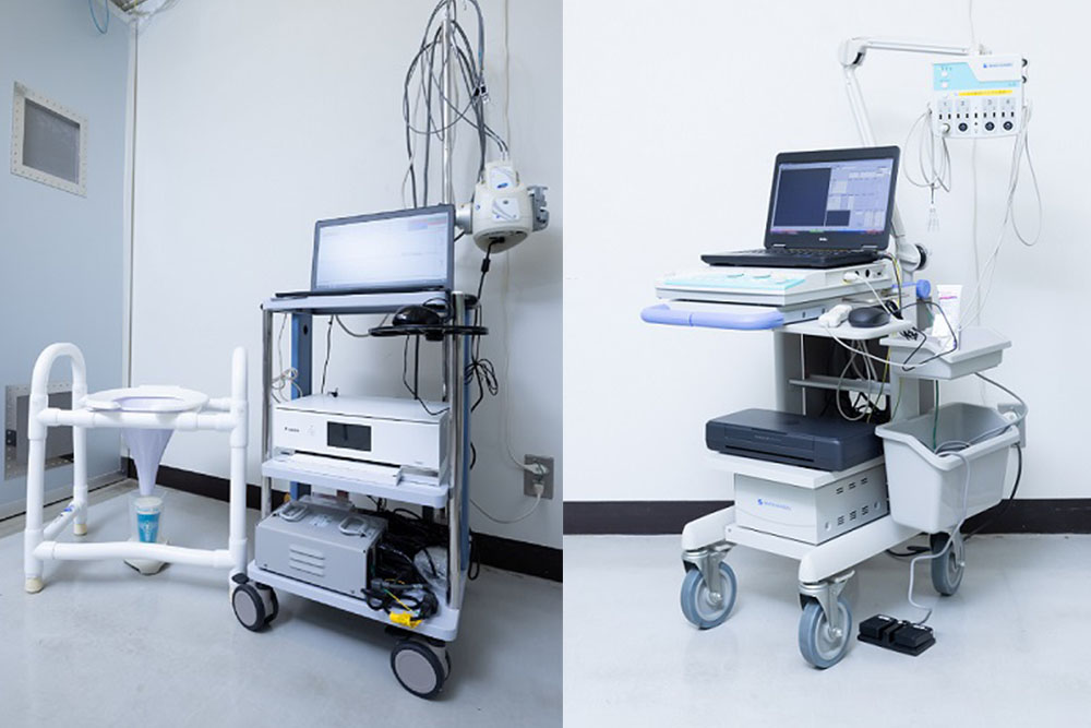 筋電計 と 排尿機能測定装置